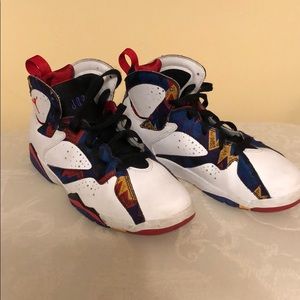 Youth Jordan 7 Retro Hightop Sneakers